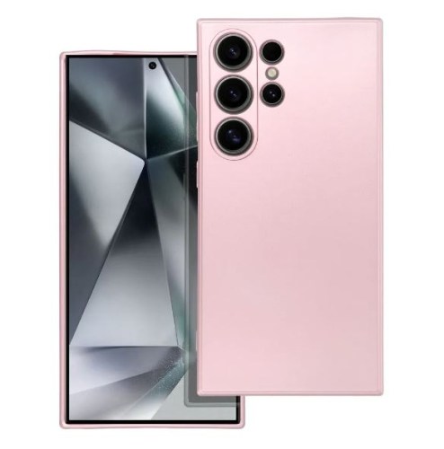 Capa Metallic para Samsung S24 Ultra rosa
